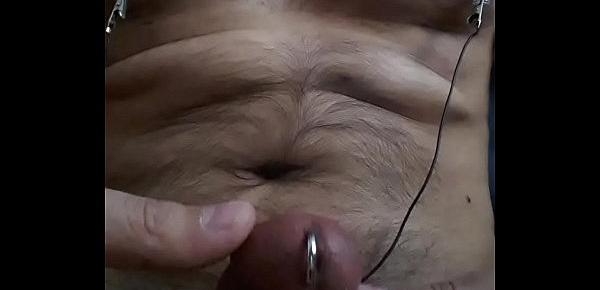  needle in nipple and urethral sounding